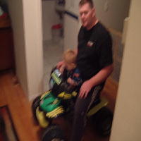 Daddy & Brayden Working
Sept. 17, 2006