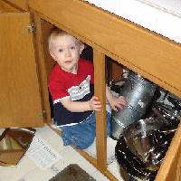 Brayden tried to make dinner
Feb. 19, 2007