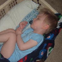 Brayden in a Basket!
May 4, 2007